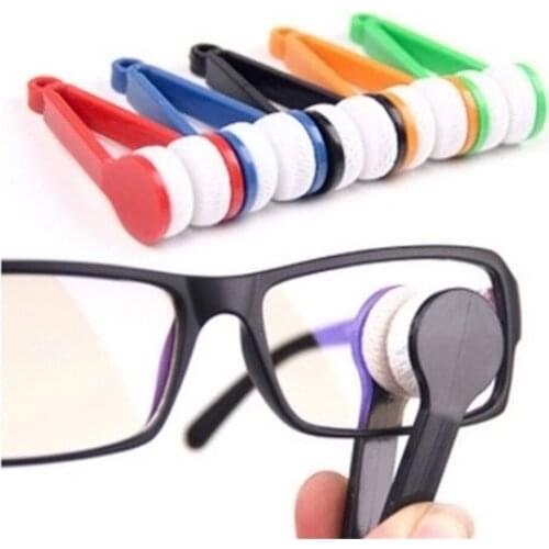 Mini Microfiber Ultra-Soft Glasses Rub Glasses Cleaning Brush Soft Sun Glasses Cleaner Eyeglass Cleaner Screen Cleaning Tools