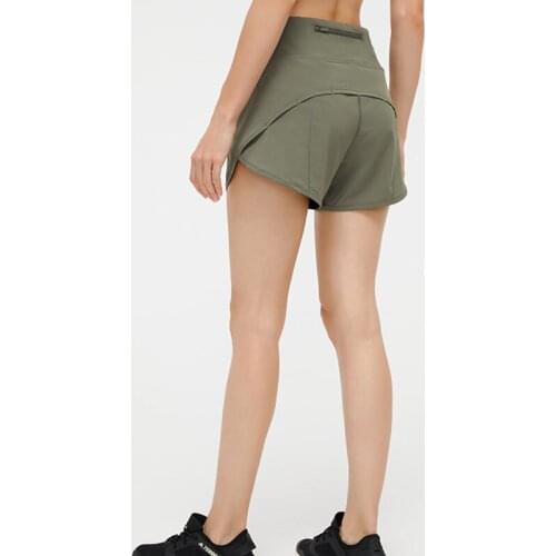 Women Pocket Sports Short Casual Running Fitness Yoga Waist Drawstring Workout GYM Joggers