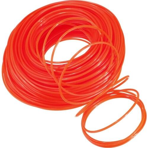 1 Roll 2.4mm X 90m Strimmer Brushcutter Trimmer Nylon Cord Line Long Round Roll Orange