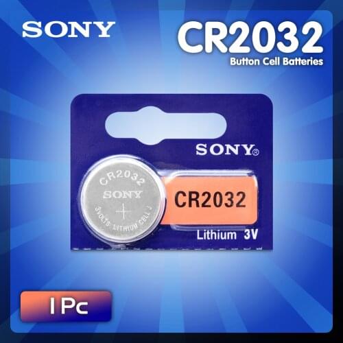 1PC For SONY Original CR2032 battery 3V Lithium Batteries BR2032 DL2032 ECR2032 CR 2032 Button Coin Battery For Watch Calculator