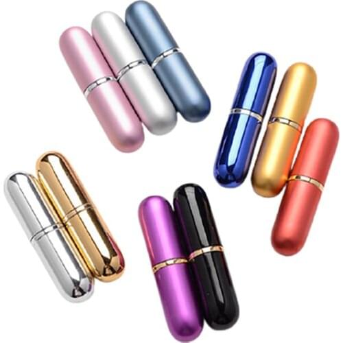 200 x 3ml Metal Perfume Bottle 3cc Mini Portable Refillable Perfume Atomizer Mini Cute Aluminium Fragrance Parfum Containers