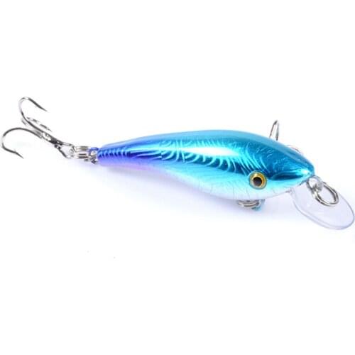 2020 1pc 3D Eyes Plastic Fishing Lures Bait Small Minnow Fishing Tackle Pesca 5.7cm 4.4g Treble Hooks Accessories