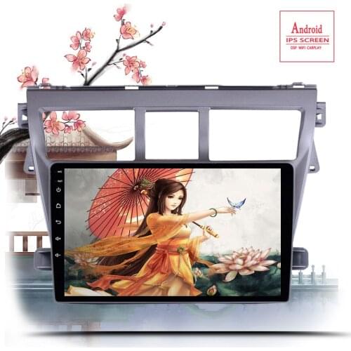 2 Din 9" Car Radio GPS Multimedia Player Android auto For Toyota VIOS Yaris 2007 2008 2009 6+128G Octa Core Navigation Fast Boot