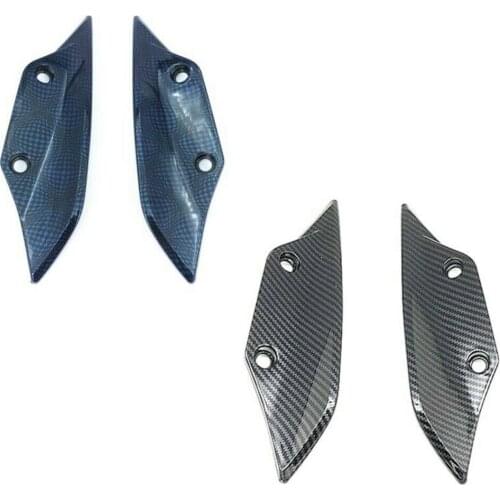 Side Winglet Wings Trim Spoiler Fairing Cowling For BMW S1000RR HP4 2009-2018 Carbon Fiber Color