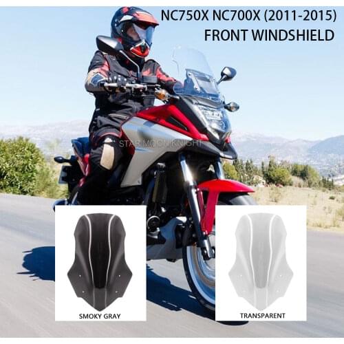 Motorcycle Windshield Accessories Screen Fairing moto Windscreen For Honda NC700X NC750X NC 750 700 X 2011 - 2015 wind deflector