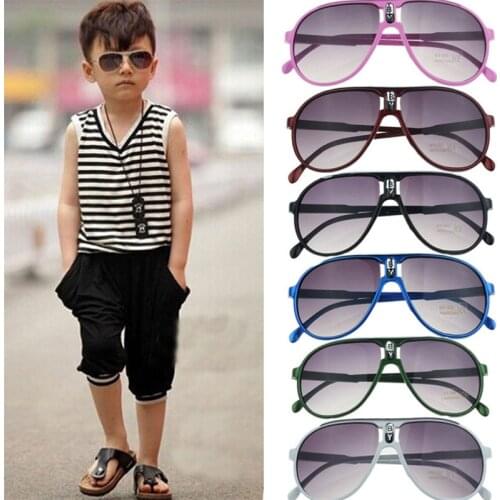 MXDMY Kids Sunglasses Children Aviator Style Brand Design Boys Sun Glasses UV400 Protection Outdoor Sport Girls Sunglases