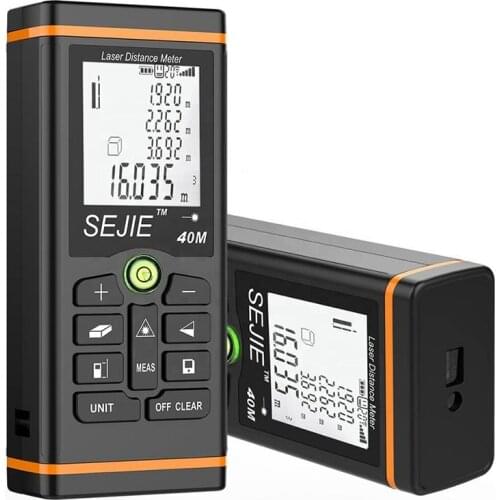 Laser Distance Meter 40M 60M 100M Rangefinder Tape Range Finder Measure Device Digital Ruler Test Tool