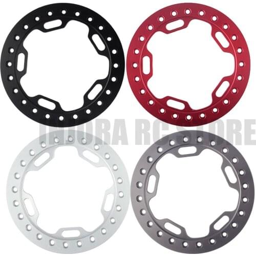 Metal 4Pcs 2.2" Rim Outer Ring for 1/10 RC Rock Crawler Axial SCX10 RR10 Wraith TRAXXAS TRX4