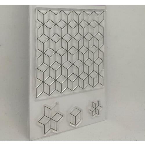 German background Clear Stamp for Scrapbooking Transparent Silicone Rubber DIY Photo Album Decor 0552