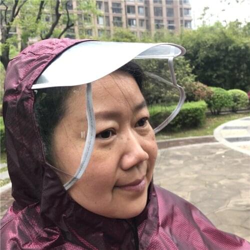 Extra Large Lengthen Brim Visible Waterproof Motorcycle Scooter Rain Hoodie Coat Women Men Big Raincoat Cover Cape Poncho
