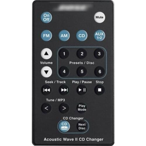 Original Audio Remote Control Acoustic Wave II CD Changer For Bose music speaker system /without battery