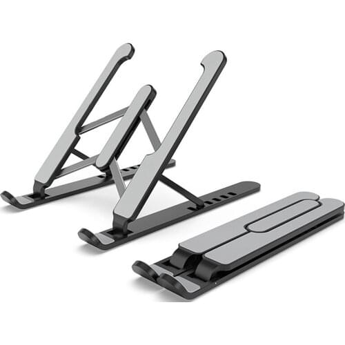 Portable Laptop Stand Foldable Notebook Stand For Macbook Pro PC Computer Laptop Holder Cooling Pad Bracket Riser