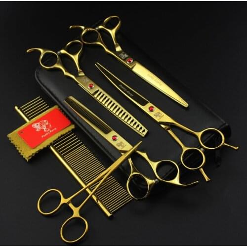 Poetry Kerry Professional Pet Grooming Scissors Set 7 Inch.Dog Grooming Shears,Scissors For Dog Grooming