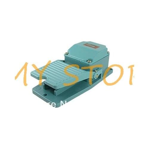TFS-402 250V 15A Green Metal Case Control Foot Pedal Switch Green