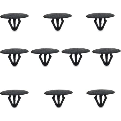 CITALL 10pcs New Black Nylon Hood Insulation Rivet Retainer Clip 81126-37010 for Hyundai Kia Universal Head diameter 26mm