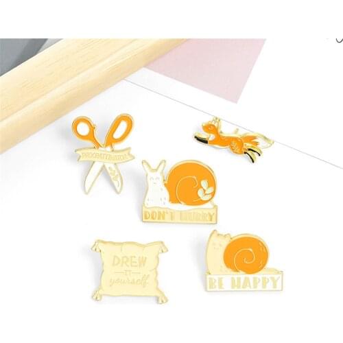 Funny Ornaments Gaming Peripherals Gift Badge Enamel Pins Brooch Cartoon Character