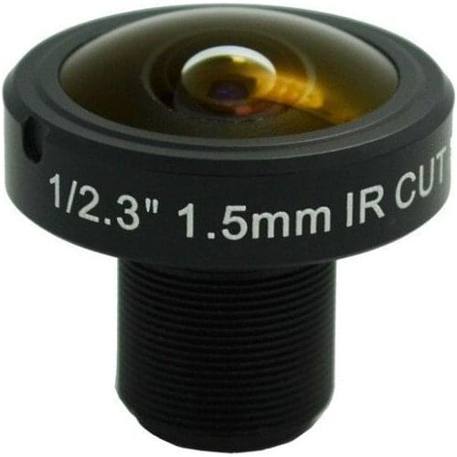 10 Megapixels 1/2.3" 1.5mm M12X0.5 180 degree fisheye lens for video surveillance system Smart security SL-RY150F28IR