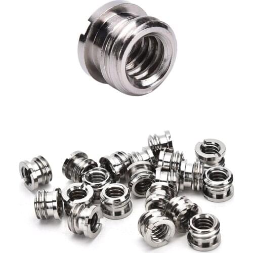 10pcs 1/4 to 3/8 Convert Screw Adapter for Tripod Monopod Ballhead DSLR SLR Accessories Camera Accessories