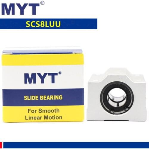 2pcs/10pcs MYT high precision SCS8LUU SC8LUU Long Linear Motion Ball Bearing Block For 8mm CNC Router 3d Printer parts