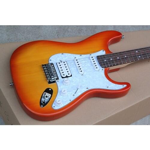 2021 High quality 6 String ST electric guitar CS colour SSH pickup Ice pickpocket free delivery