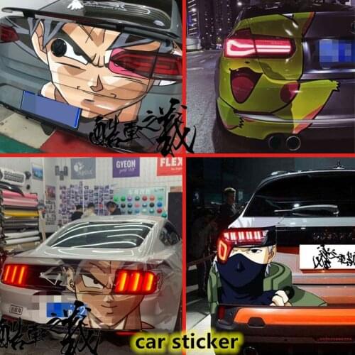 Car cartoon creative sticker body appearance modification FOR GTR Golf A4 A6 M3 M4 320 taillight sticker private customization