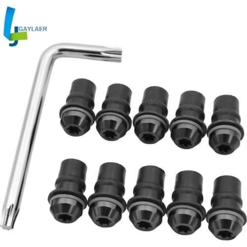 10pcs Motorcycle 5mm Windscreen Bolt Windshield Screw Fastener Fairing for Yamaha MT03 MT25 MT07 YZF R1 R3 R6 R15 R25 FZ6