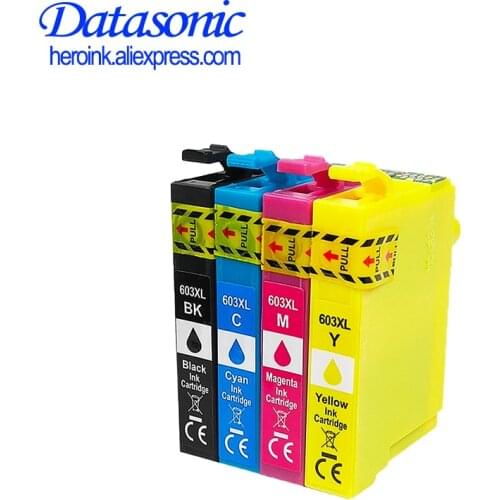 Datasonic ink 603xl ink cartridge Replacement for epson 603 for XP-2100 XP-3100 XP-3105 XP-4100 XP-4105 WF-2810 2830 2835 2850
