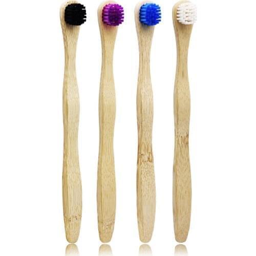 Tongue Cleaners Bamboo Tongue Cleaner Brush Tongue Scraper Soft Bristles Eco-friendly Pack of 2