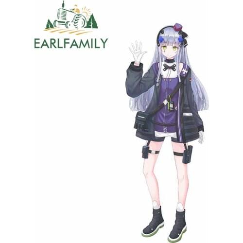 EARLFAMILY 13cm x 5.1cm For Zerochan Anime Personality Car Sticker Graffiti Decals Scratch-Proof Auto Air Conditioner Decoration
