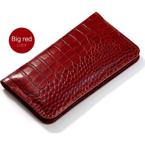 Flip Genuine Leather case For Xiaomi 8 plus phone case Crocodile skin Wallet Bag Note4 Plus 6a 8 A2 lite Max 3 Mix handbag