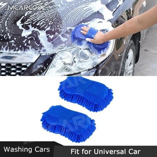 Car Wash Sponge Premium Chenille Lint-free Scratch-free Ultra Soft Automobile For Cleaning Universal All Car