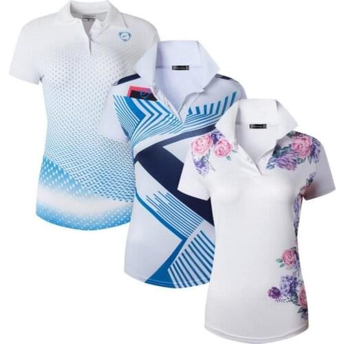 Jeansian 3 Pack Women Short Sleeve T-Shirt Tee Shirts Tshirt Golf Tennis Badminton SWT251_316_317_White (Please choose US size)