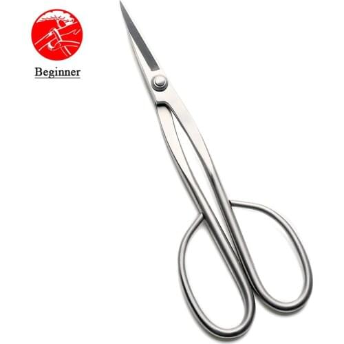 Beginner grade 210mm long handle bonsai scissors alloy steel bonsai tools from TianBonsai