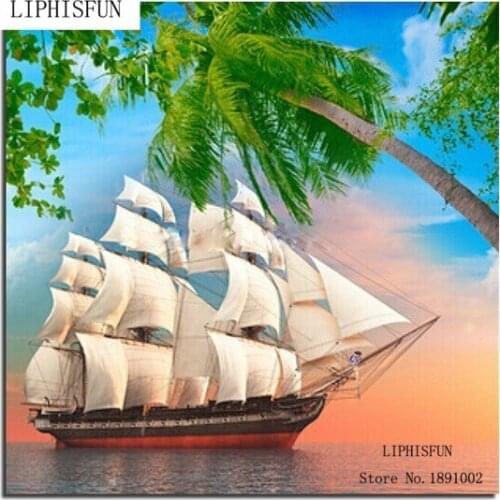 Ship DIY Handmade Diamond Painting Set Resin Rhinestone Pasted Cross Stitch For Wedding Decoration