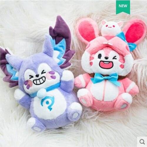 King glory series doll Mengqi blue and red doll high quality cute sleeping pillow big fish doll gift for kids