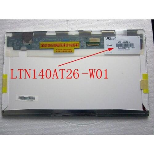 LTN140AT26-W01 LTN140AT26 W01 40PINS LCD Screen Panel Original 1366*768