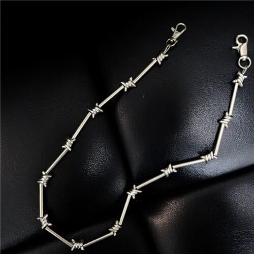 Fashion Men Jewelry Jean Wallet Chain 3 Layer Waist Punk Hook Silver Trousers Pant Belt Chain Jewelry Keychain Pant Chain DR181