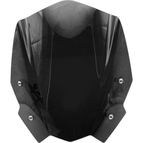 Motorcycle Double Bubble Windshield Windscreen Shield Screen Replacement for BMW G310R 2016-2017 (Black)