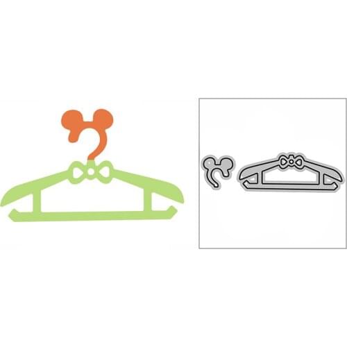 New Ear Coat Hanger Craft Embossing Mold 2021 Metal Cutting Dies for DIY Decorative Scrapbooking Album Card Making No Stamps