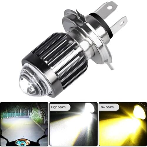 New Arrival BA20D H4 High Low Beam Motorcfycle Headlight Super Bright White Yellow CSP Motobike Electric Scooter Light Bulbs