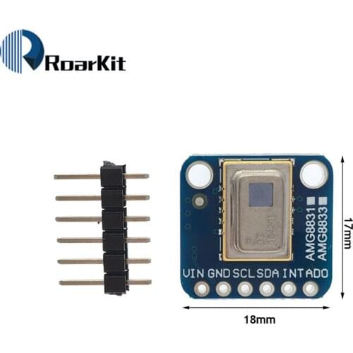 Official AMG8833 IR 8*8 Thermal Imager Array Temperature Sensor Module 8x8 Infrared Camera Sensor