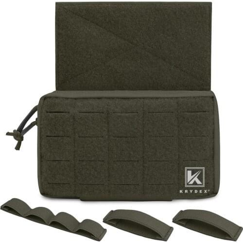 KRYDEX HS Style Mission Hanger Drop Pouch W/ 3PCS Inserts For D3CR MK3 MK4 JPC CPC LBT LBX Plate Carrier Chest Rig Ranger Green