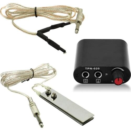 Complete Tattoo Kit Color Inks Power Supply Coil Tattoo Machine Foot Pedal Needles Tips UK