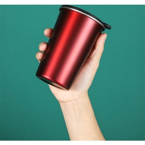 Industry INS Style 304 Stainless Steel NorthernEurope Spray Paint Beer Coffee Gargle Cups Cold Water Drinks Household Office Use