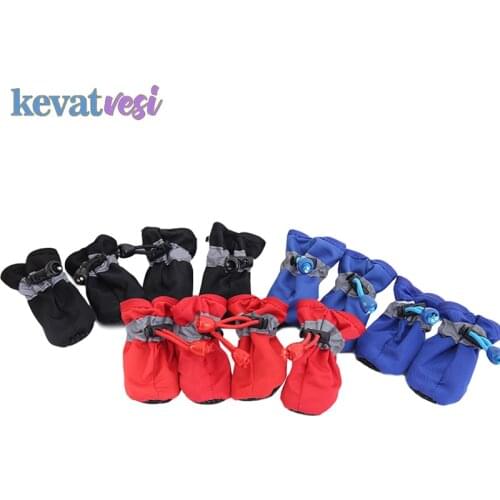 Dog Shoes Waterproof Rain Shoes Breathable Mesh Dog Booties Soft Bottom Comfortable Dog Boots For Small Dogs Pet Supplies