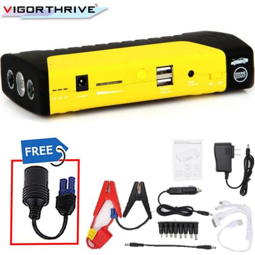 Super Function Petrol&Diesel 12V Car Power Bank Mini Car Jump Starter Mobile Power Charger