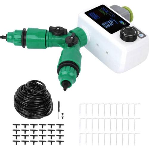 Solar Intelligent Automatic Drip Irrigation Controller Set Garden Water Timer Watering Equipment for Plants