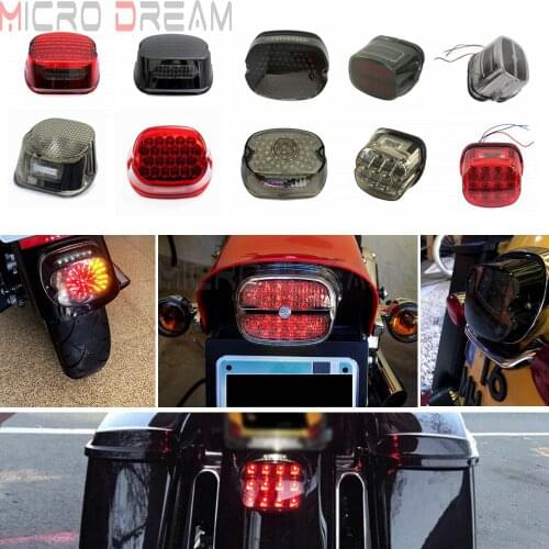 Universal LED Tail Light Indicator Brake Running Lamp For Harley Road King Electra Glide Dyna Fat Boy FLSTF FXST FXSTB FXDL FXLR