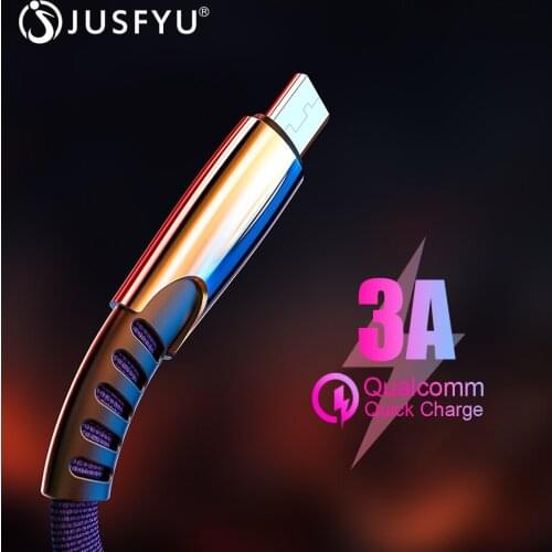 3A Quick Charge Cable For Samsung Xiaomi Redmi Type-C USB Cable USB C Micro Fast Charger Cable For iPhone 7 8 X MAX Huawei Cable