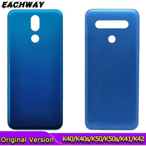 For LG K40 K40s K50 K50s K41 K42 K41s K51S Back Battery Cover Rear Door housing Case For LM-X430 Battery Cover door Back Housing